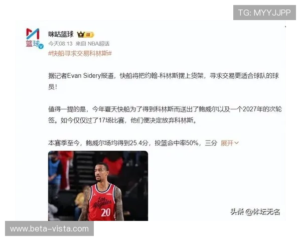 休赛期表现惊艳一开赛却全成失意人大洛与科林斯真不行吗